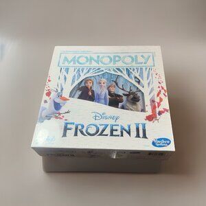 Hasbro Disney Monopoly Game: Disney Frozen II Edition Board Game For Ages 8 & Up